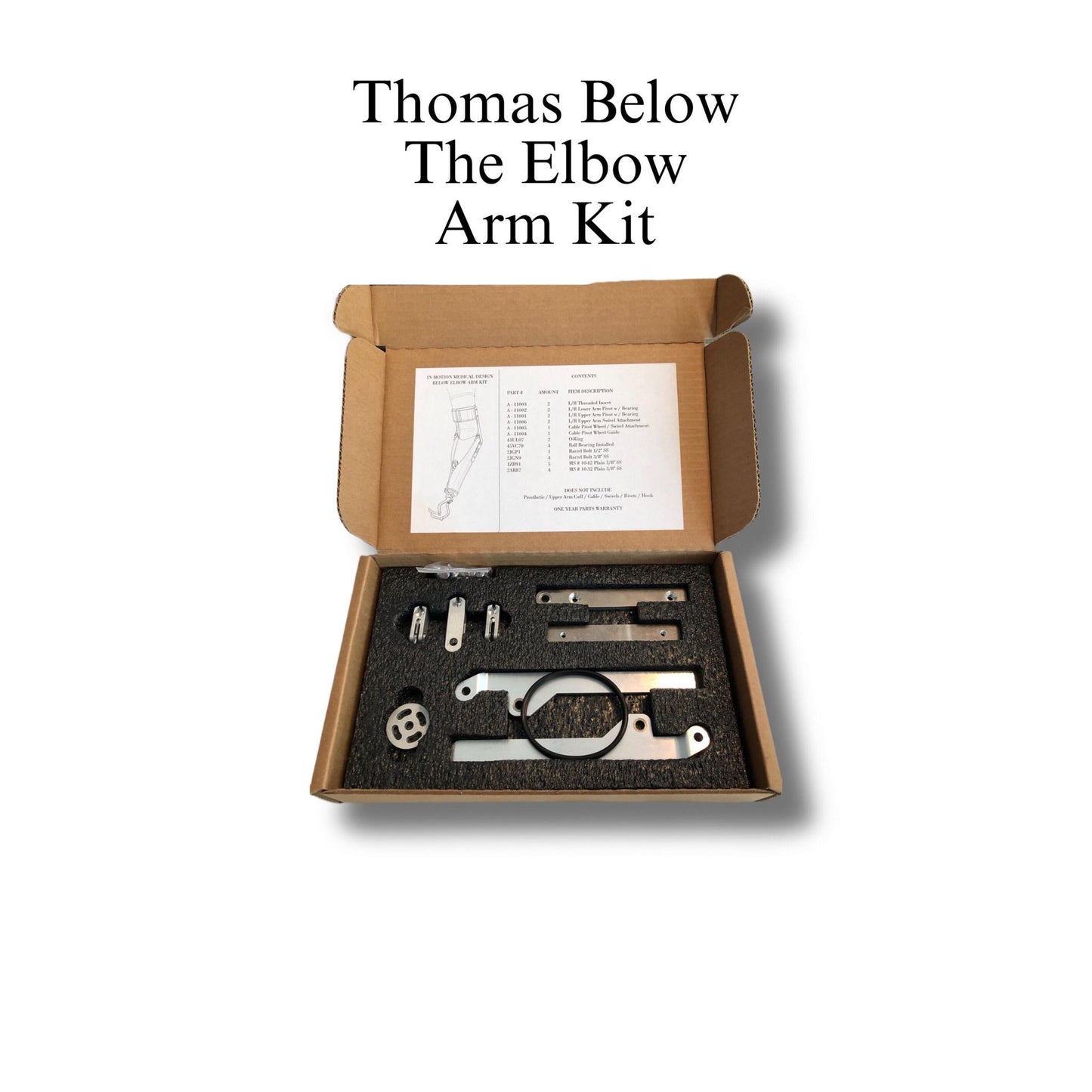 Thomas Below the Elbow Arm Kit